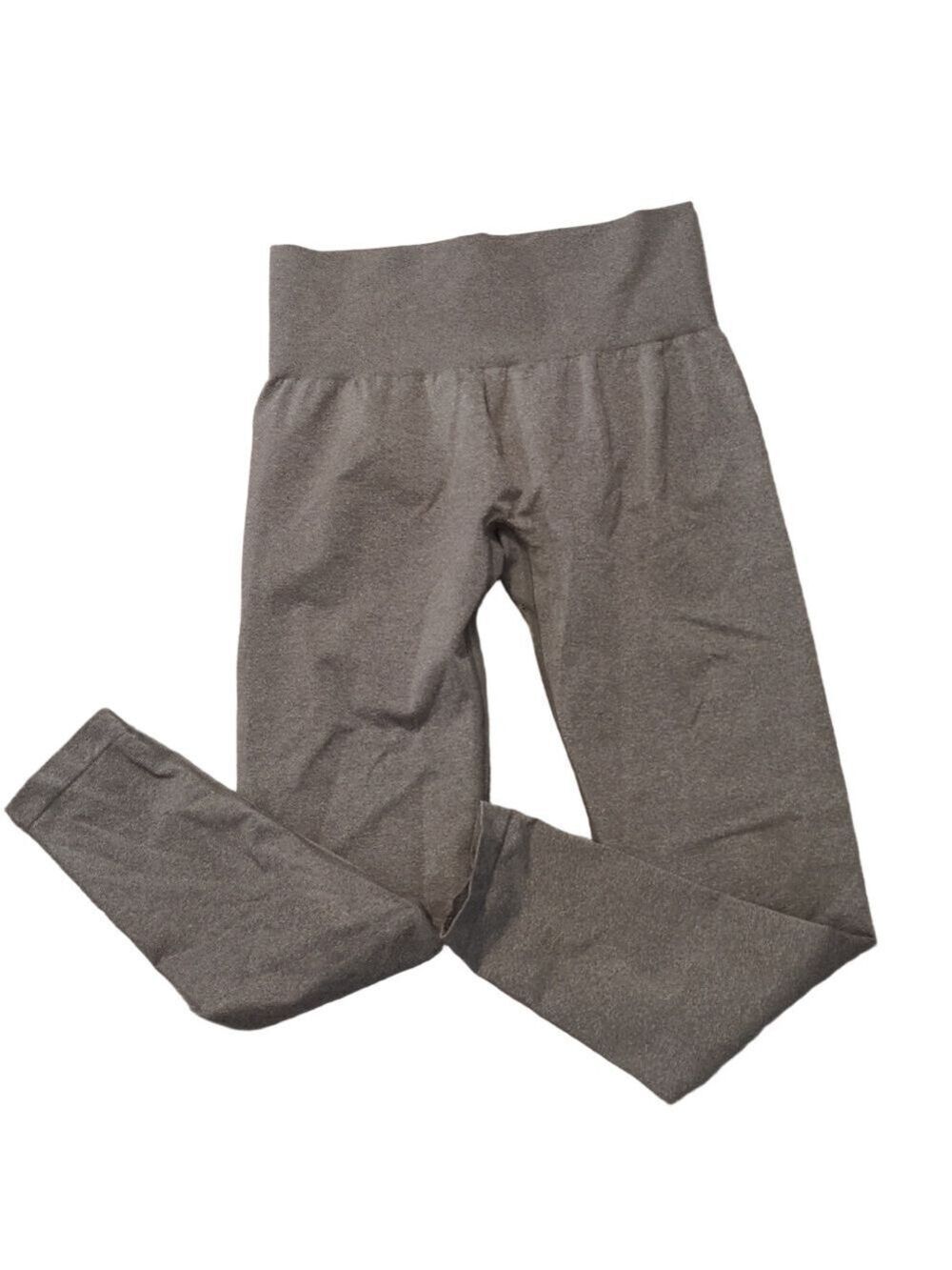 NVGTN gray cropped leggings size Large